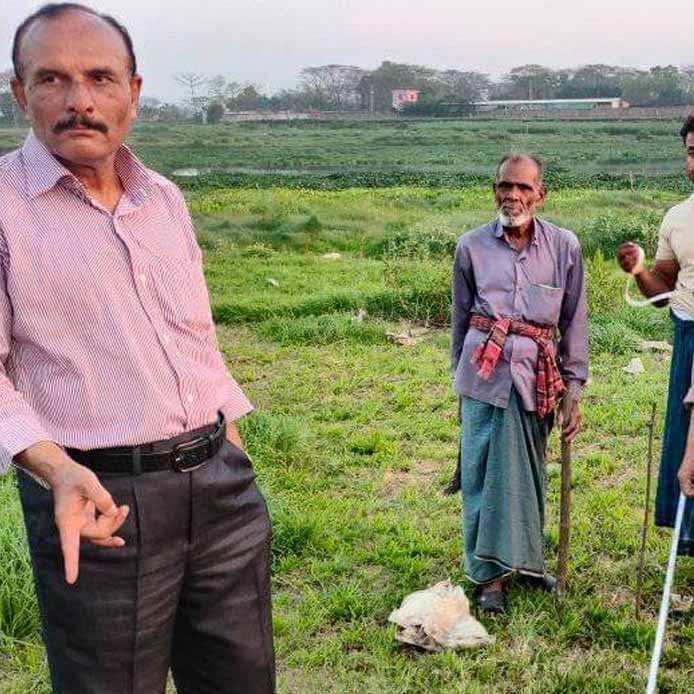 ইসলামনগর আবাসিক প্রকল্পের মাটি ভরাট কাজের ২য় পর্যায় আজ শুভ সূচনা